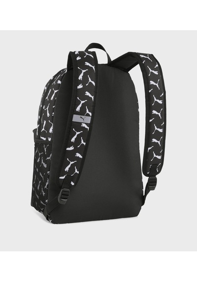 Puma Phase Aop Backpack Unisex Puma Desenli Sırt Çantası 9116901 Siyah
