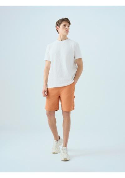 Regular Fit Erkek Şort Dırty Orange