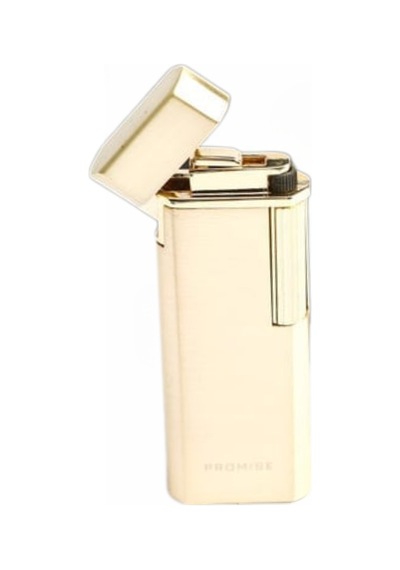 Promise Twiggy Fırçalı Gold Metal Soft Flame Çakmak 97698269
