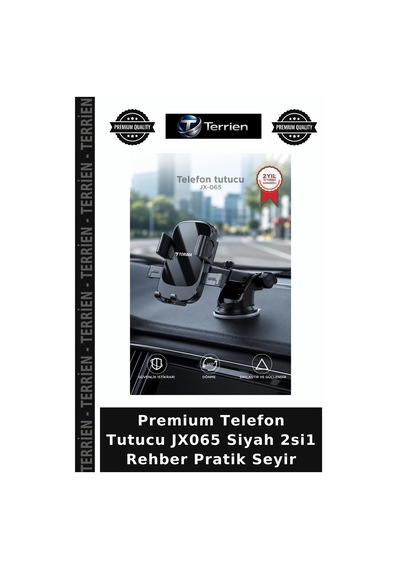 Premium Telefon Tutucu Jx065 Siyah 2si1 Rehber Pratik Seyir