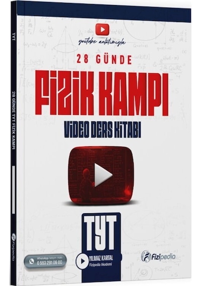 Tyt Fizik 28 Günde Video Ders Kitabı Fizipedia Yayınları