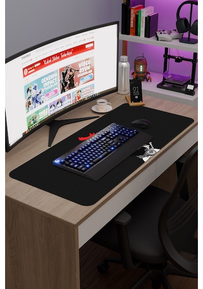 Nanatsu No Taizai Anime V2 - 90x40 Xxl Gaming Kauçuk Kaymaz Taban Mouse Pad Fare Altlığı