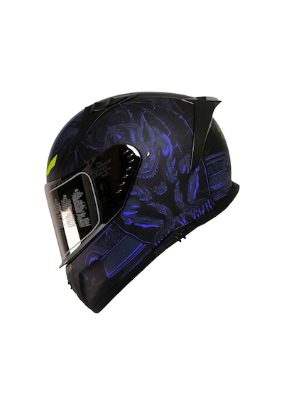 Mts Pro Helmets M-801 Snake Full Face Motosiklet Kaskı Mision Blue