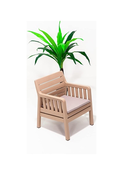 Lara 1+1+s Bahçe Takımı Balkon - Bahçe - Teras Mobilyası/cappucino Diğer