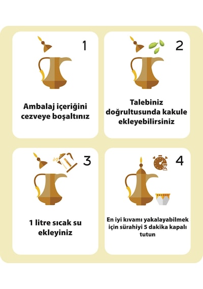 Çözünebilir Hazır Kakuleli Mırra Kahvesi 50 Gr Hazır