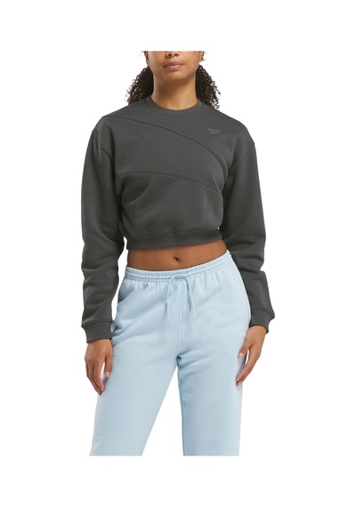 Reebok Ae Vector Layer Antrasit Kadın Sweatshirt Gri