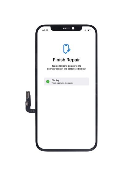 Starozon - Apple iPhone Uyumlu 12 / 12 Pro Sensörlü Diagnostic Ultra-soft Ekran Panel