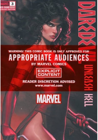 Daredevil: Unleash Hell - Red Band 3 Ivan Talavera Variant İngilizce Çizgi Roman