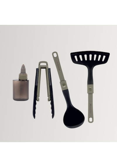 Orcamp Out-1352 Silva Mutfak Seti Kepçe - Spatula - Maşa - Şişe Karışık