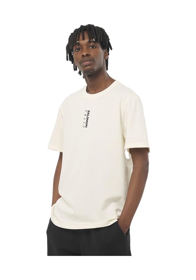 Salomon Ultra Flag Logo Ss Tee M 40064 Beyaz