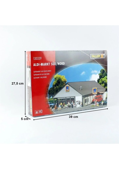 1/87 Aldi Süpermarket Maketi, Faller 130339