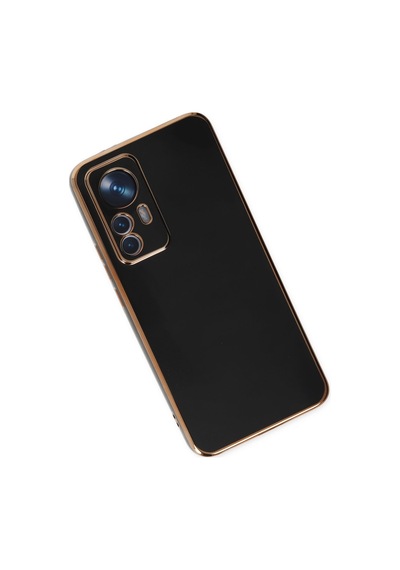 Xiaomi Mi 12t Pro Uyumlu Kılıf Volet Silikon - Siyah