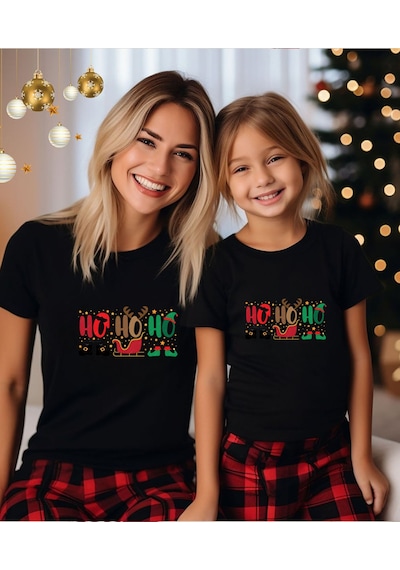 Aselinda Ho Ho Ho Baskılı Christmas Yılbaşı Tişört-aile Kombin Tişört Kombin Yapmak İçin Ürün Ekleyiniz Siyah Aselinda Ho Ho Ho Baskılı Christmas Yılbaşı Tişört-aile Kombin Tişört Kombin Yapmak İçin Ürün Ekleyiniz Siyah