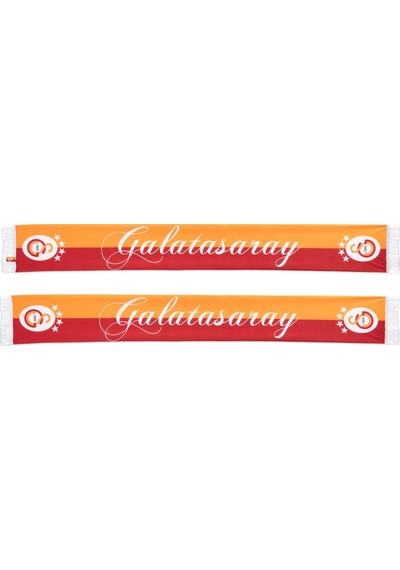 Galatasaray Lisanslı Aslan Baskılı T-shirt + Şal Kaşkol Set Ahşap Kutulu 105 Kırmızı