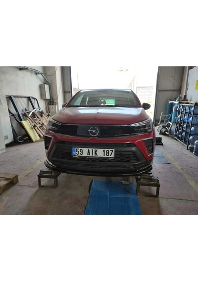 Opel Crossland X 2021+ 3'lü Set Tregaron Basamak - Ön Bıyık - Arka Koruma