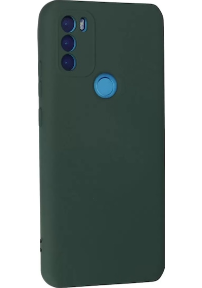 Newface General Mobile Gm 21 Plus Kılıf Nano İçi Kadife Silikon - Koyu Yeşil