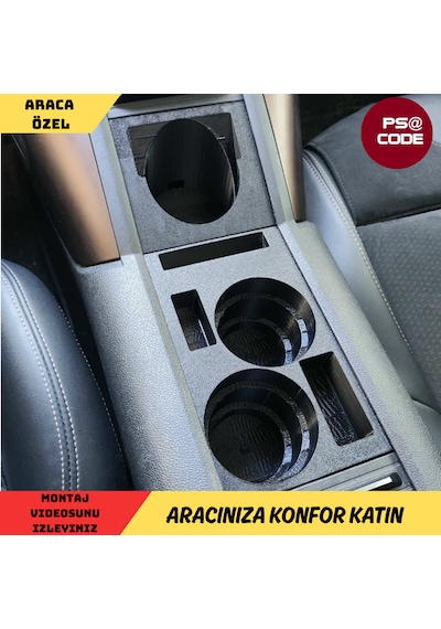 Yeni Tasarım Citroen Berlingo-peugeot Rifter-proace City-fiat Doblo-opel Combo Uyumlu Set Bardaklık 1