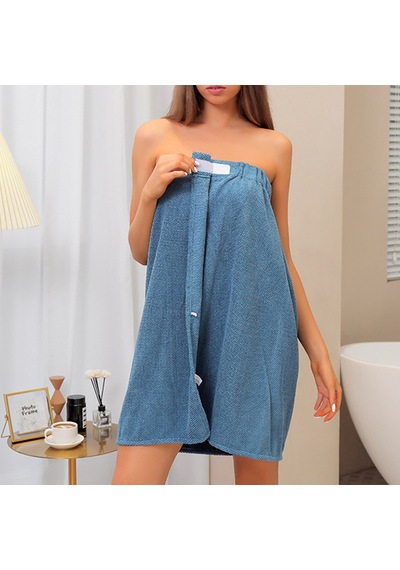 Süper Yumuşak Mikrofiber Banyo Havlusu Hızlı Kurutma Ve Kayma Önleme Ekstra Emici Blue Mavi
