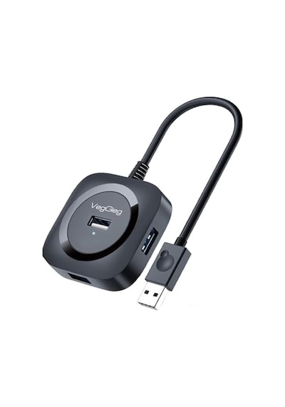 4 Portlu Usb 2.0 Çoklayıcı Hub Siyah 01