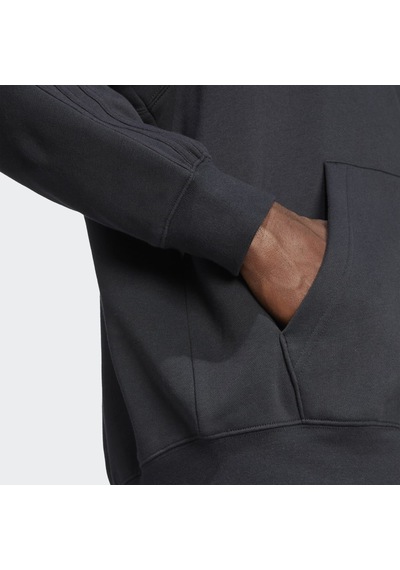Adidas Jw8367 Baggy Fz Hoodıe Erkek Sweatshirt Siyah