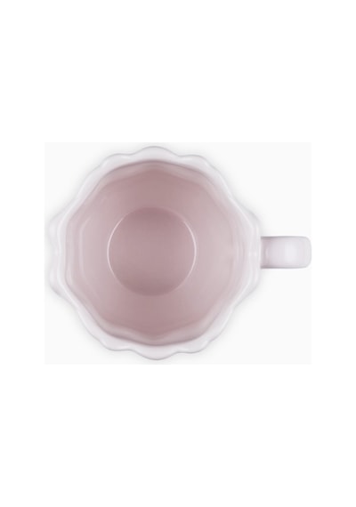 Le Creuset Seramik Çiçek Desenli Kupa Shell Pink