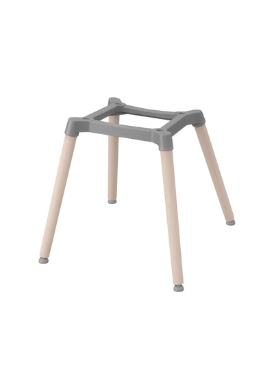 Yemek Sandalyesi İskeleti, Huş-lame, 46x51x46 Cm Abanoz - Beyaz Yemek Sandalyesi İskeleti, Huş-lame, 46x51x46 Cm Abanoz - Beyaz