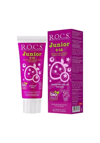 Rocs Junior 6-12 Orman Meyveli Özlü Diş Macunu 74 Gr