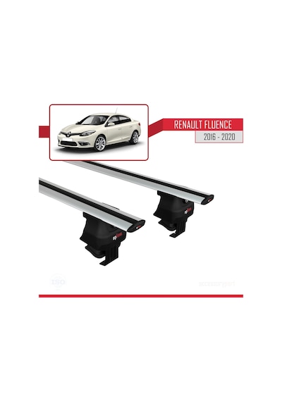 Renault Fluence 2016-2020 Arası İle Uyumlu Ace-4 Ara Atkı Tavan Barı Gri