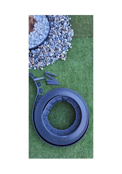 Garden Moda Çim Ayırıcı 2,5 M Siyah Çim Sınırlayıcı Taş Toprak Ayıracı Çim Ayracı Çim Ayırıcı Bariyeri Sku: Smgstk5eaef6d185