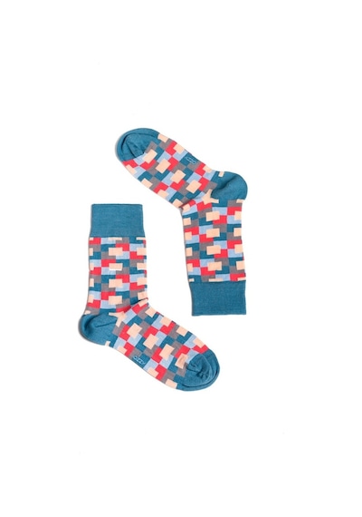 Ozzy Socks Frame Desenli Çorap Çok Renkli