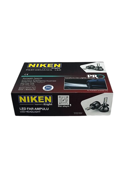 Niken Led Xenon Pro Serisi 9006 Hb4 Far Ampulü 2'li Takım