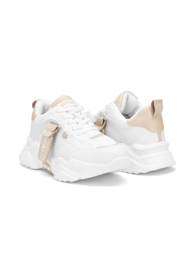 Dark Seer Ds.pmd239k2051 Sneaker Günlük Spor Ayakkabı 2025 Kadın Beyaz-bej