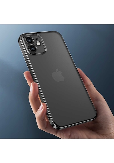 Benks Apple Uyumlu iPhone 12 Benks Matte Electroplated TPU Kapak ZORE-218840