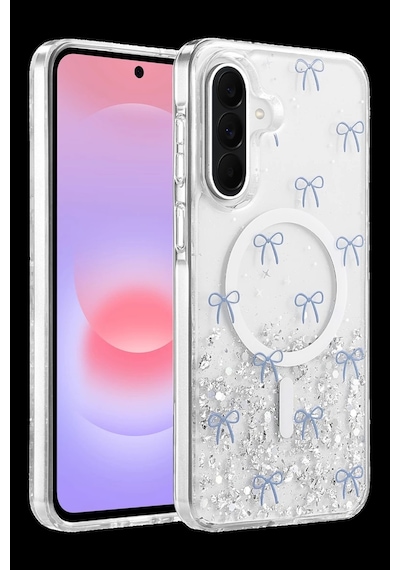 Onegif Samsung Galaxy Uyumlu , A57 5g Misk Simli Magsafe Kapak - Desen 3