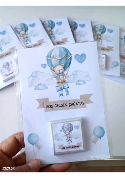 Farklı Market Hoş Gelsin Bebek Çikolatası Mavi 20 Adet