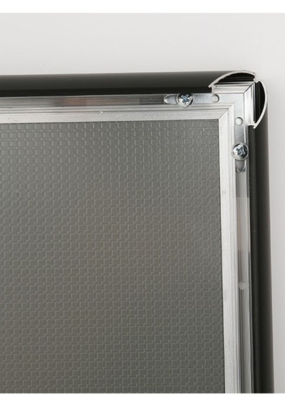B2 50x70 Siyah Alüminyum Çerçeve Açılır Kapanır Gönye Köşe 25mm