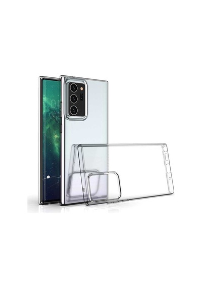 Galaxy Note 20 Ultra Kılıf Şeffaf Ince Ve Esnek Süper Silikon Renksiz