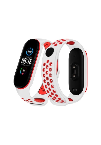 Xiaomi Mi Band 5 / 6 Kordon Nike Spor Delikli Kordon