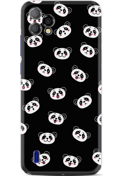 Reeder P13 Blue Plus 2022 Kılıf Boyun Askılı Panda Suratları 1773