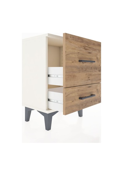 Arges Komodin 2 Çekmeceli 44x30x64 Aytaşı-çam Aytaşı