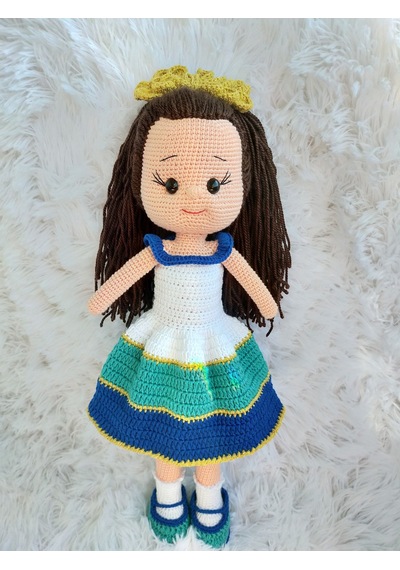 Amigurumi Organik Oyuncak Bebek 23