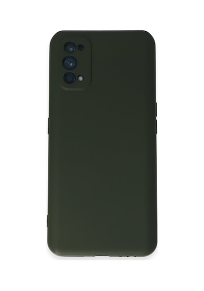 Realme 7 Pro Uyumlu Kılıf Nano İçi Kadife Silikon - Koyu Yeşil