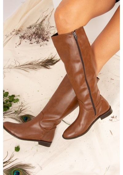 Fox Shoes Taba Kadın Çizme J654065609