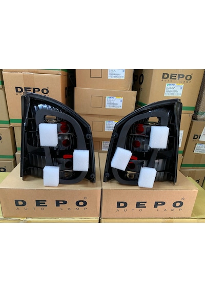Opel Vectra C 2002-2008 Arası Depo Sağ Ve Sol Stop Lambası Takım Füme 1222695 / 1222692