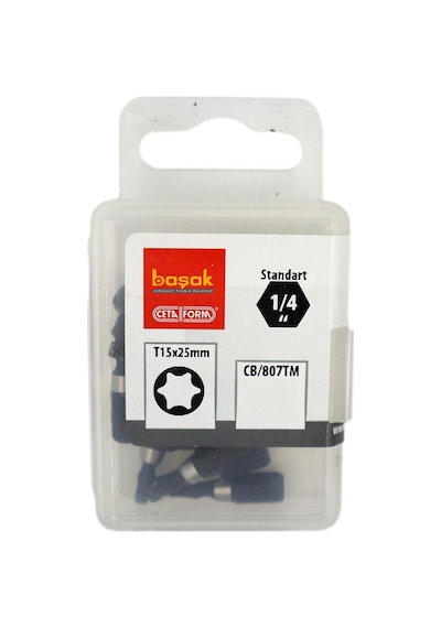 Ceta Form T15 X 25 Mm Darbeli Torx Bits Uç Cb/807tm