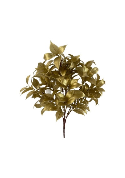 Yapay Çiçek Altın Gold Limon Yaprağı Demet Şimşir Demeti Garnitür