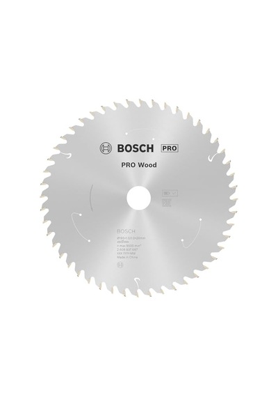 Professional Accessories 1 X Daire Testere Bıçağı Standard For Wood Ahşap, Testere Bıçağı 165 X 20 X 1,5 Mm, 4