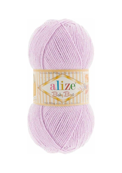 Alize Baby Best El Örgü ipi Lila 027