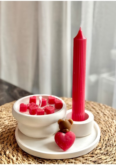 Kbr Design Candles Sevgililer Gününe Özel Sevdiklerinize Kokulu Mum Seti