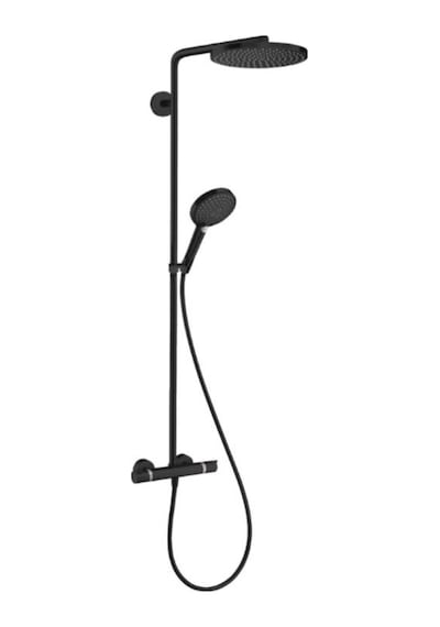 Hansgrohe Raindance Select S 240 1 Jet Termostatik Duş Kolonu - Mat Siyah 27633670 Siyah